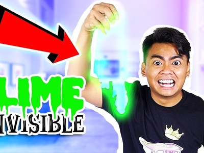 How To Make INVISIBLE SLIME! (No Borax)