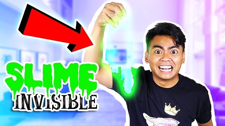 How To Make INVISIBLE SLIME! (No Borax)