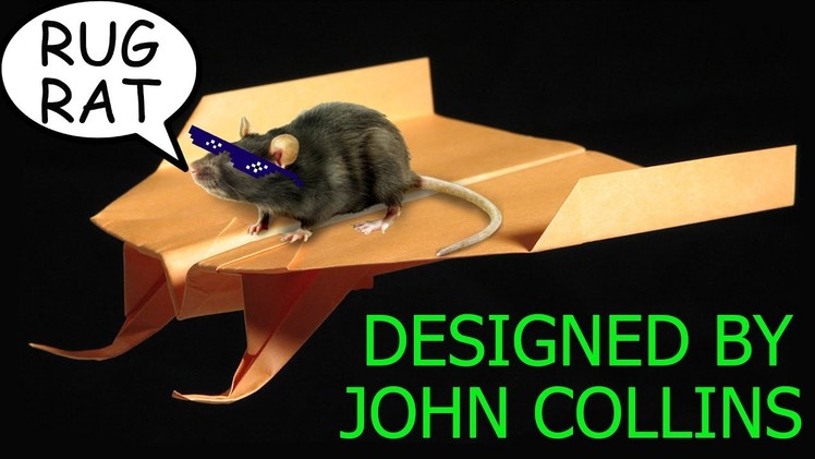 How To Make Paper Airplane Rug Rat (John Collins)