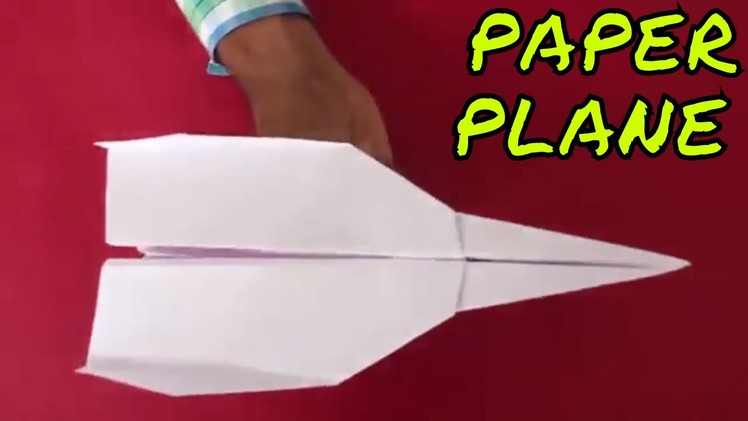 How to make paper areoplane