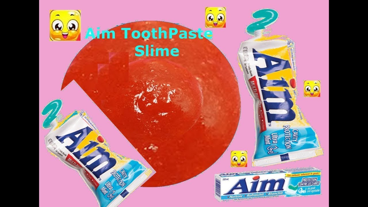 how to make slime without glue and activator with toothpaste