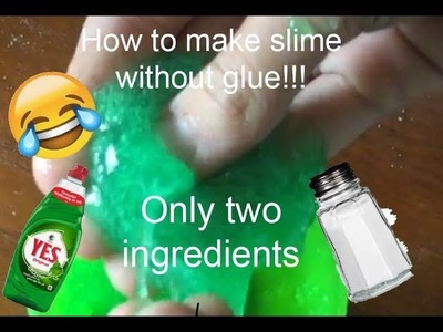 How to make slime without glue!!! Weary easy.