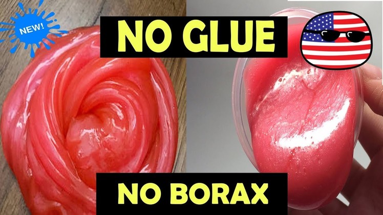 ????How to make slime without GLUE OR BORAX OR CONTACTLENSSolution (Different method than hashtagme #)