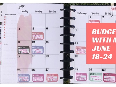 June Budget. Week 4. Classic Happy Planner