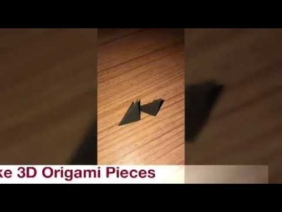 Lipat X Lipat - HOW TO MAKE 3D ORIGAMI PIECES