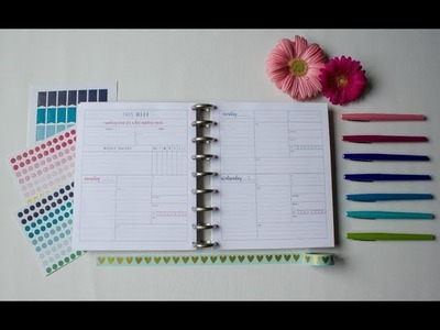 Looking Inside the Organized Life Planner  - Mid Size, Printable Version