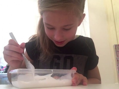 Making slime With contact lense solution
