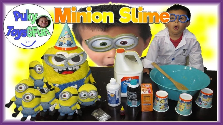 Minion Slime Epic Goodness and FUN at the END GOO FEST-Puky Toys&Fun