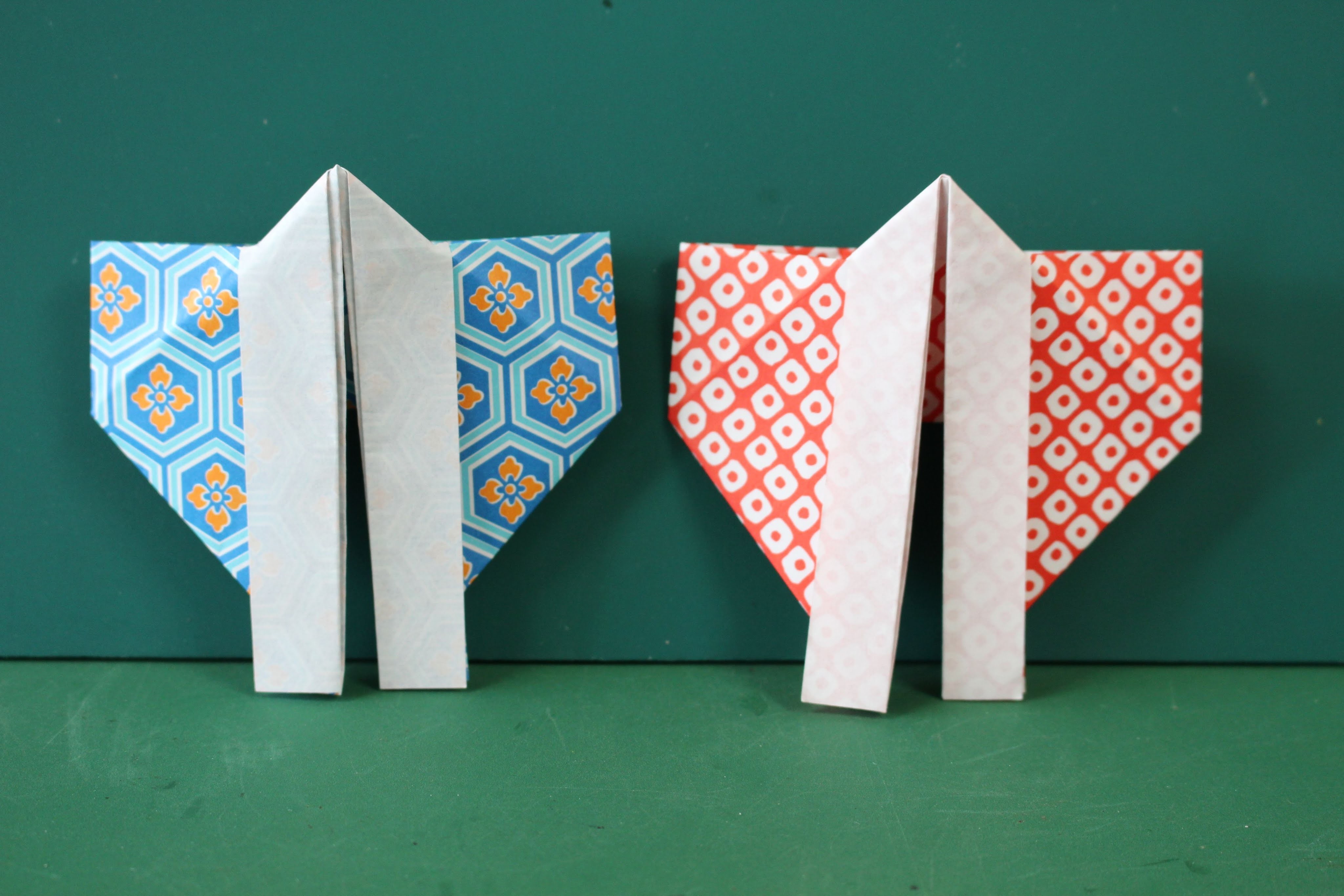 Origami Happi 折り紙 法被 折り方