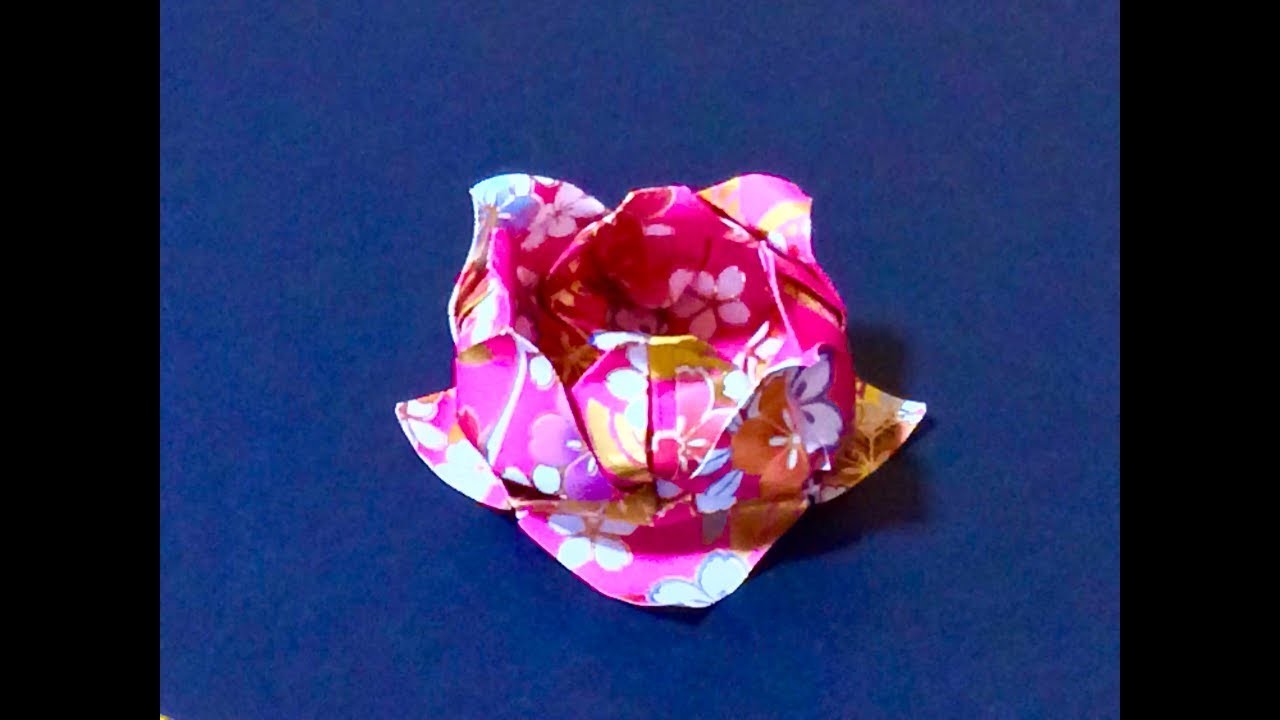 折り紙 蓮の花 Origami Lotus Flower