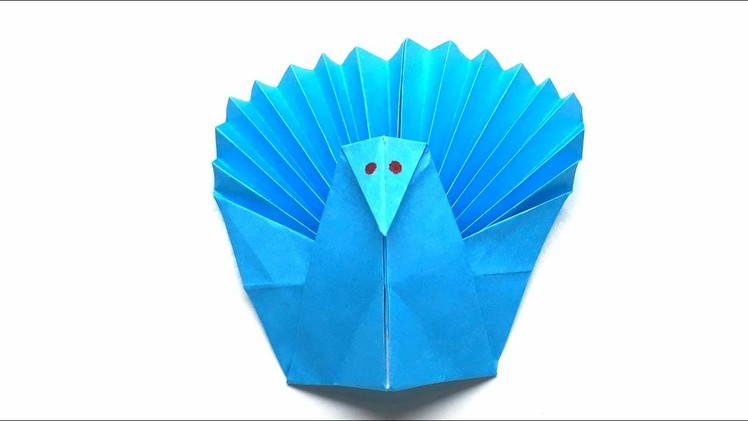 Origami Tutorial - How to fold Origam turkey for thanksgiving