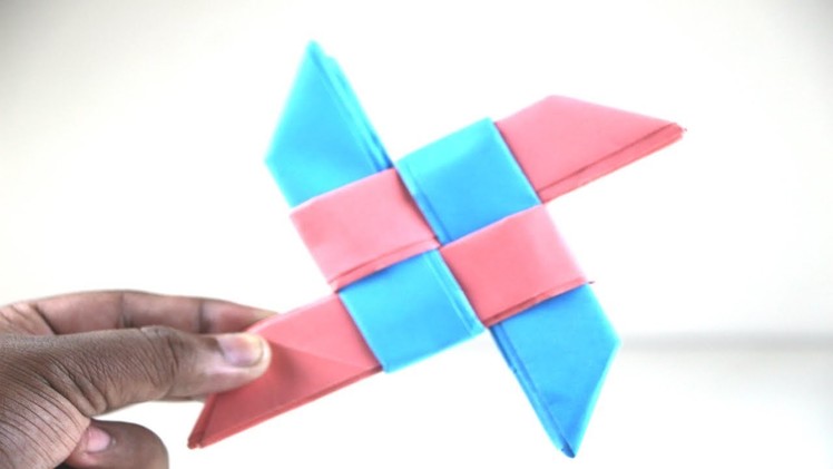 Origami Woven Ninja Star - How to make a Woven Ninja Star Ninja Star Blade Shuriken Woven ninja Star