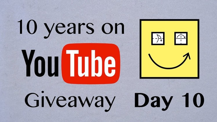 [past] Origami Giveaway Day 10 of 10 (Celebrating 10 years on YouTube)
