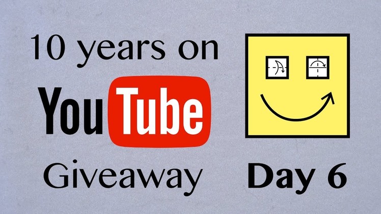 [past] Origami Giveaway Day 6 of 10 (Celebrating 10 years on YouTube)