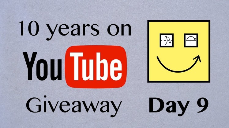 [past] Origami Giveaway Day 9 of 10 (Celebrating 10 years on YouTube)