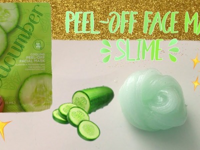 ????Peel~Off Face Mask Slime Tutorial????