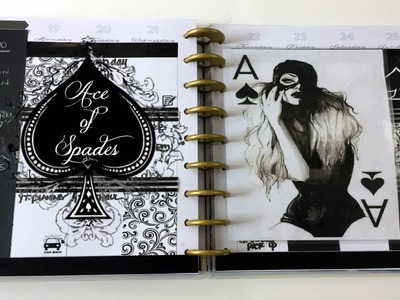 PLAN WITH ME | HAPPY PLANNER | Ace of Spades Theme
