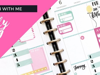 Plan with Me- July 2-9- Classic Happy Planner