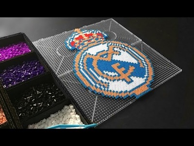 Real Madrid FAN ART Perler. Hama Beads 2017