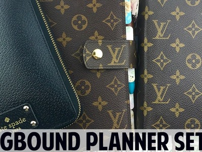 Ringbound Planner Setup | Louis Vuitton GM, MM, Kate Spade Agenda