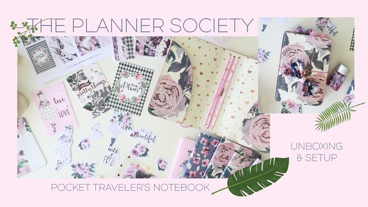 The Planner Society Pocket Traveler's Notebook & Kit | Unboxing & Setup