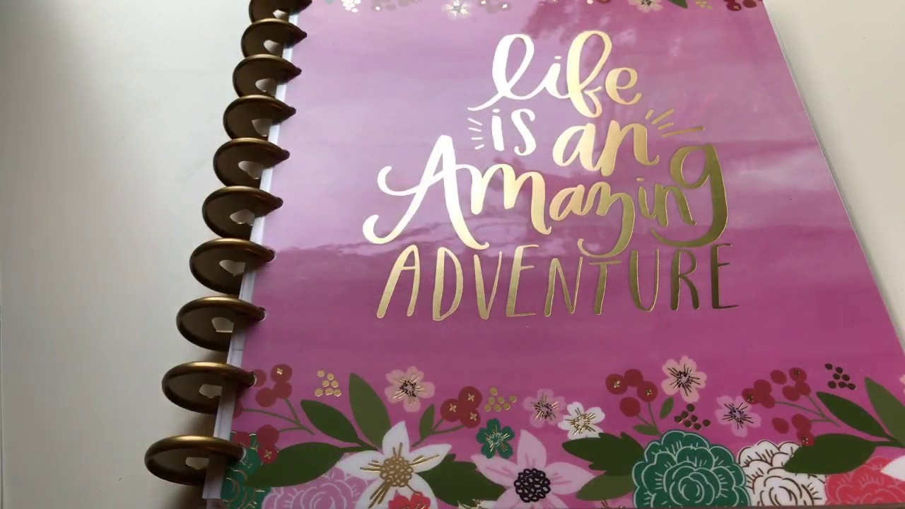 A flip through of Happy Memory Keeping Planner