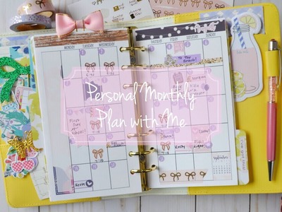 August Personal Plan with Me featuring Mon Petit Planner