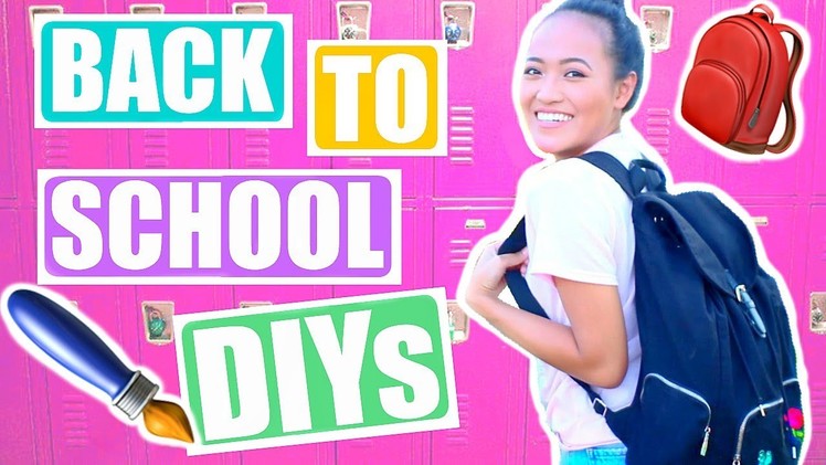 BACK TO SCHOOL DIY SCHOOL SUPPLIES + BACKPACK 2017!!! Easy & Affordable!!