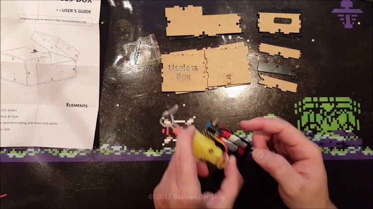 Building a simple "useless box" diy kit from eBay