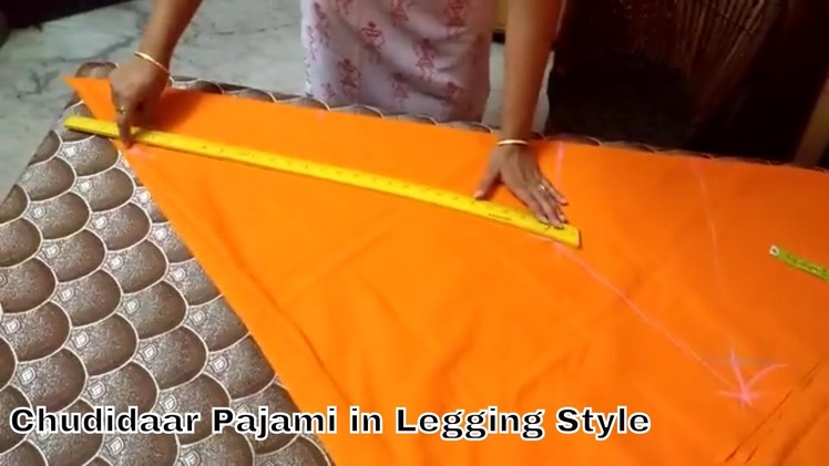 Chudidaar Pajami (Legging Style) - Cutting & Stitching (In Hindi) - DIY Sara