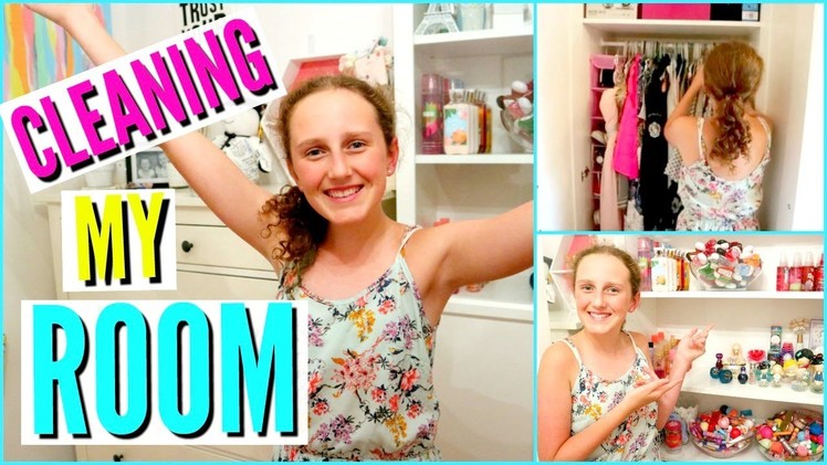 CLEANING MY ROOM!  -  Plus Organisation 2017 l Millie and Chloe DIY