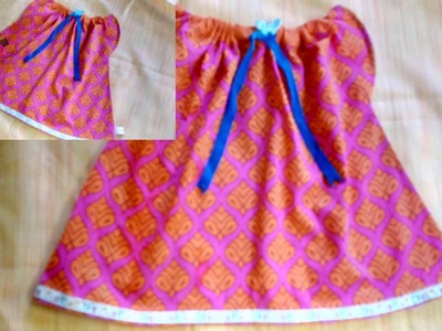 Comfy Baby Jabla frock chola DIY :Simple &Easy newborn Baby zabla Frock Neck dori String pattern Sew