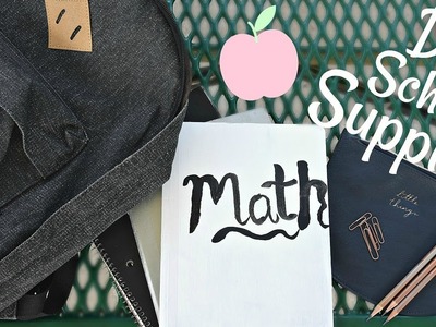 DIY Back To School Supplies! Notebooks, Pencils, and More!