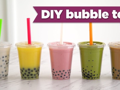 DIY Boba. Bubble Tea! Healthy Recipes - Mind Over Munch