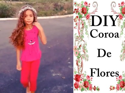 Diy Coroa de flores