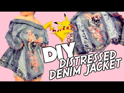 DIY: Distressed Denim Jacket