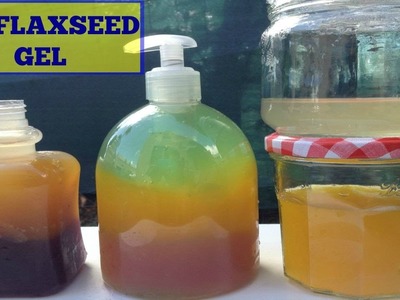 DIY Flaxseed Hair Gel with Natural Colorants For Healthy Hair | UnivHair Soleil English