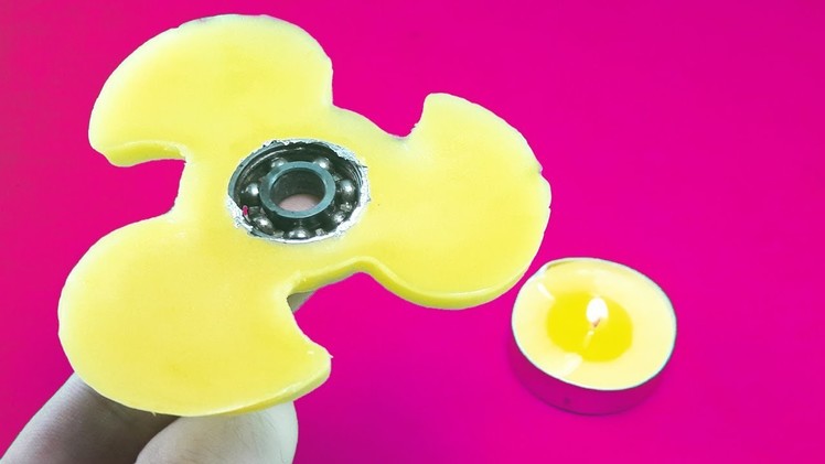 DIY | How To Make A Fidget spinner Using Candle Wax