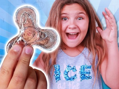 DIY ICE FIDGET SPINNER!! Rare and Edible fidget spinner that looks like glass! | Slyfox Family
