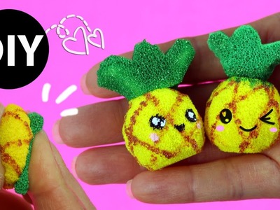 【創意 DIY】鳳梨軟軟 Kawaii Mini Pineapple Squishy