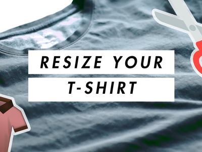 DIY RESIZE A T-SHIRT ????. FOR BEGINNERS.