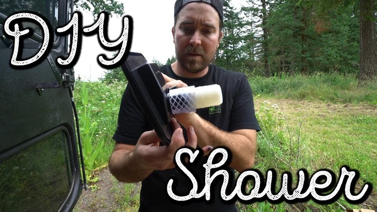 DIY SKOOLIE SHOWER - WATER INLET INSTALL???? #VanLife Vlog: 232