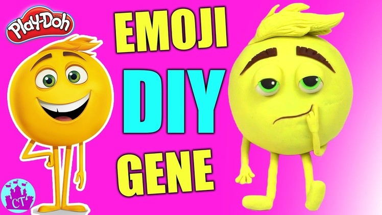 Emoji Movie DIY how to Make Emoji Play Doh GENE - Plastilina Play Doh