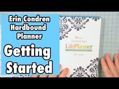 Erin Condren | Small Hardbound Planner | Getting Started | Adding Adhesive Tabs