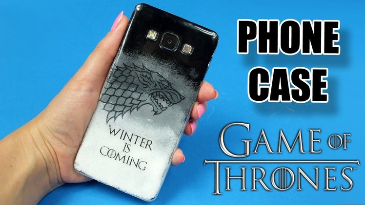 GAME OF TRONES Phone Case DIY.  How to transfer a picture to a phone case with mod podge