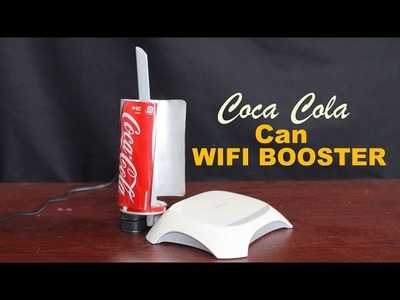 How to Boost Your WiFi Using Coca-cola Can at Home - DIY WIFI ROUTER BOOSTER