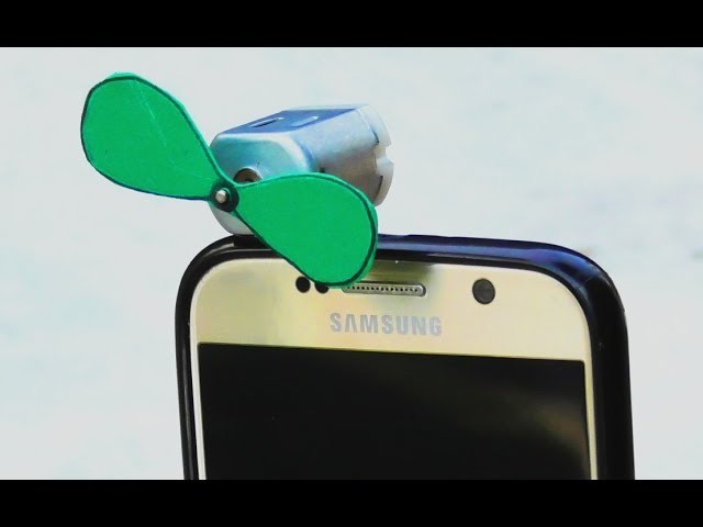 How to Make a Mini Fan for Mobile at Home |DIY