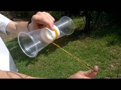 How to make Cup Gliders.(diy Magnus Effect plane)