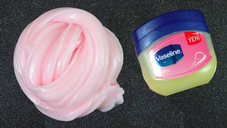 How to make jelly fluffy vaseline slime - DIY petroleum jelly slime - No Borax