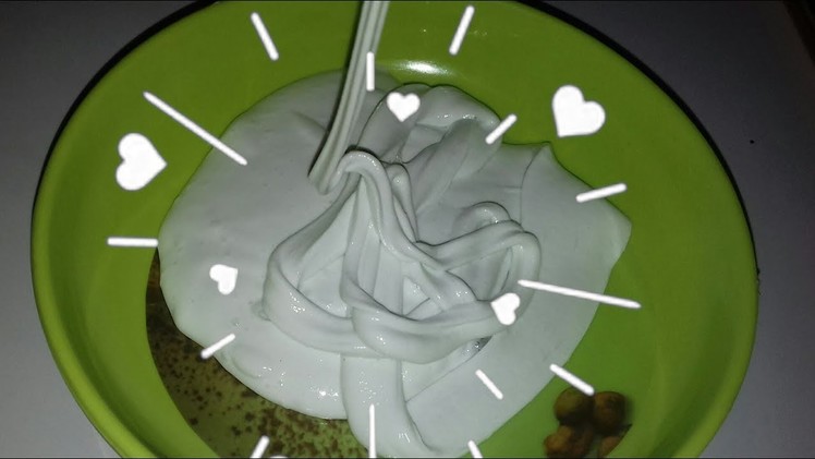 How to make super glossy slime! DIY glossy.clicky slime